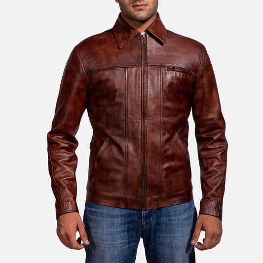 Exploring the Vintage Charm: Men's Vintage Leather Jacket Styling