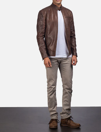 Elevate Your Style with Gifllo's Brown Leather Jacket Collection for Men: A Wardrobe Essential