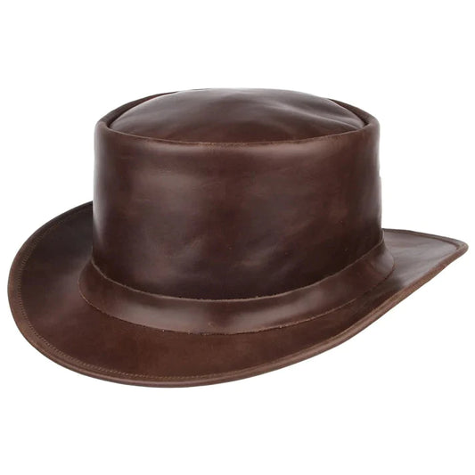 Unveiling the Timeless Elegance of the Jaxon and James Leather Top Brown Hat from Gifllo