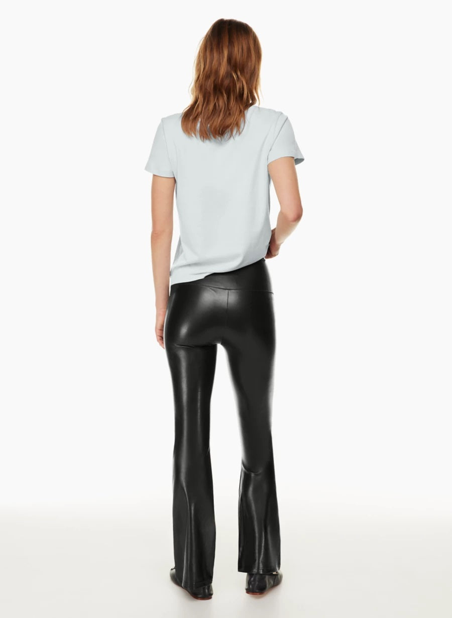 Daria Flare Pant Vegan Leather flared leggings