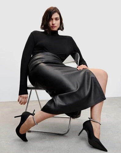 Women  Leather Gigi Skirt