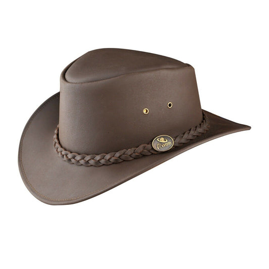 Men Leather Cowboy Hat Cyclone