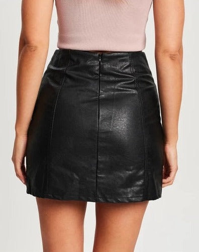 Women leather Lola PU Skirt