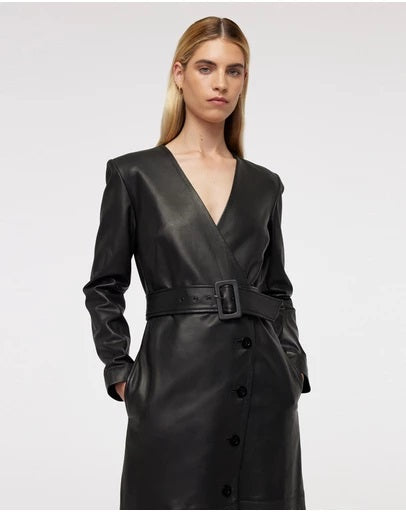 Undercover Leather Coat