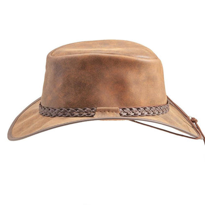 Crusher Men's Crushable Leather Outback Hat