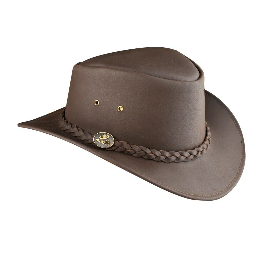 Men Leather Cowboy Hat Cyclone