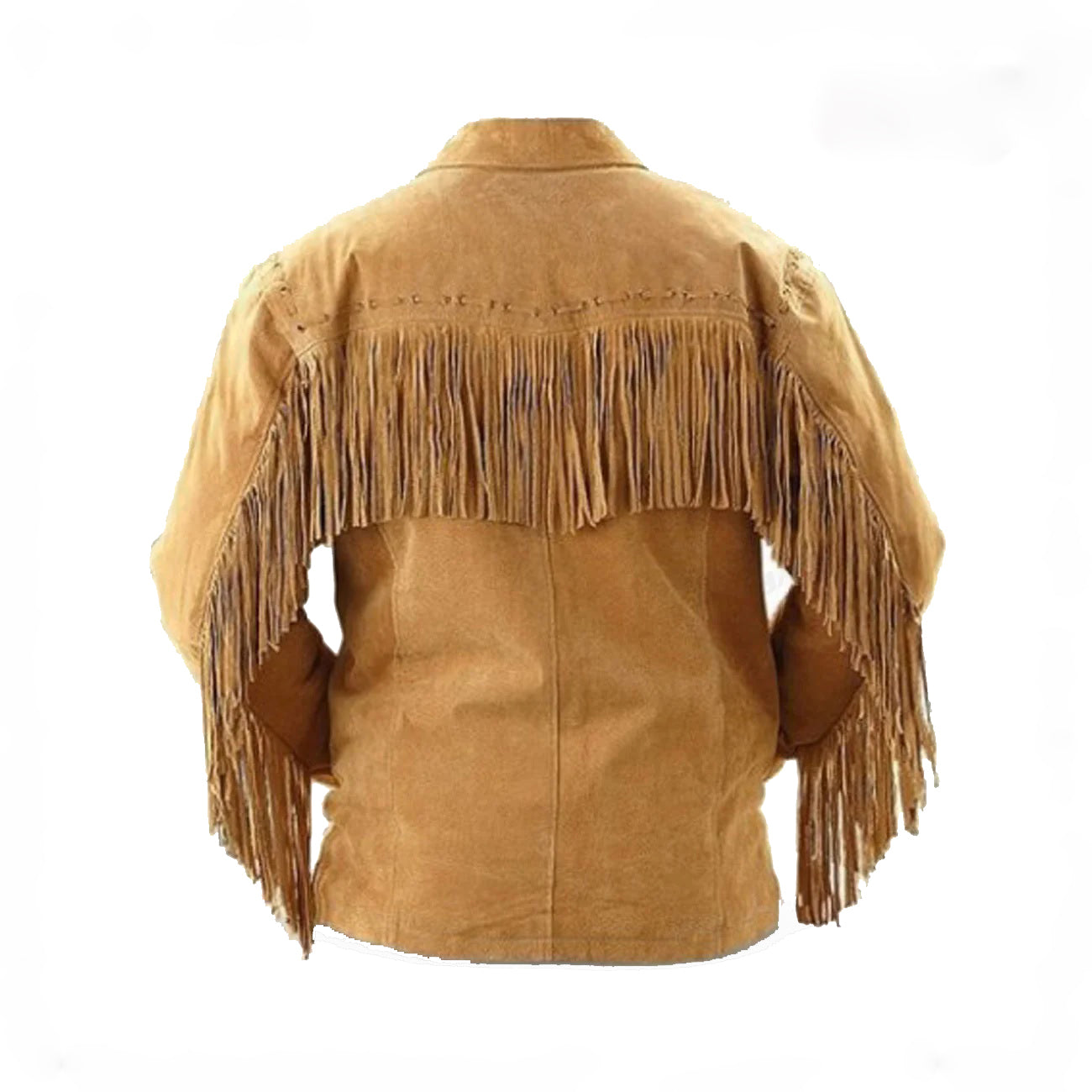Men Handmade Cowboy Western Style Leather Jacket