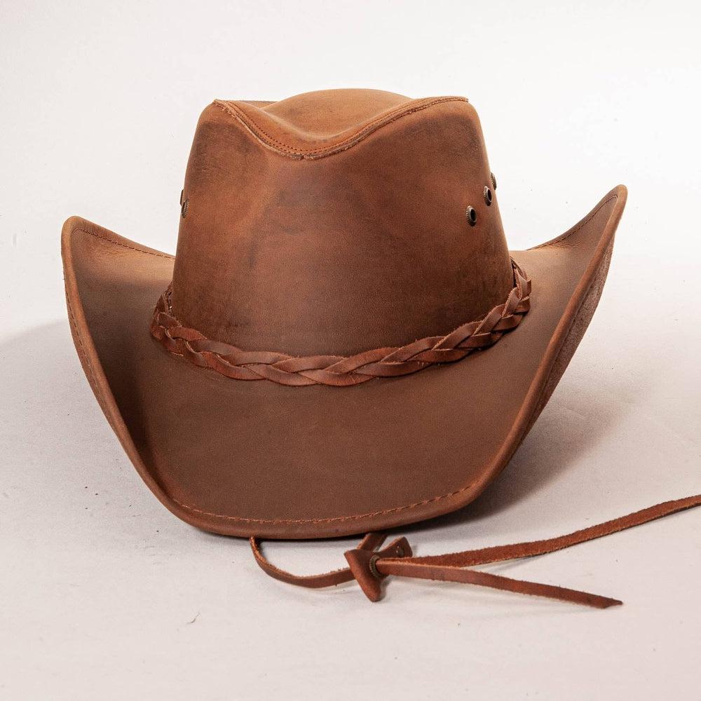 Hollywood | Men's Leather Cowboy Hat