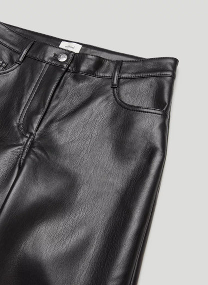 Melina Low Rise Pant Low-rise, Vegan Leather pants