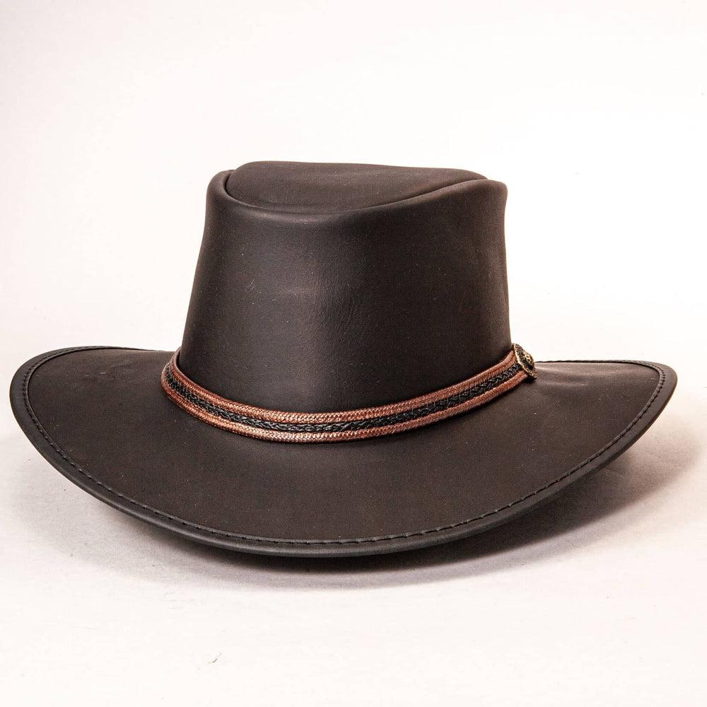 Midnight Rider | Men's Leather Outback Hat