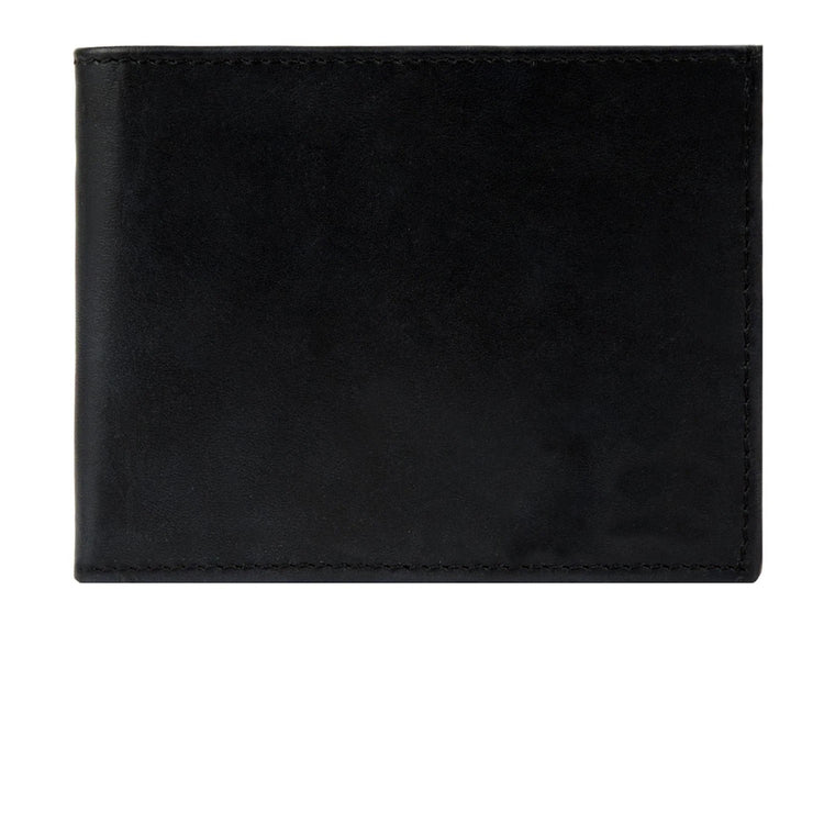 Black Leather Wallet for Him
