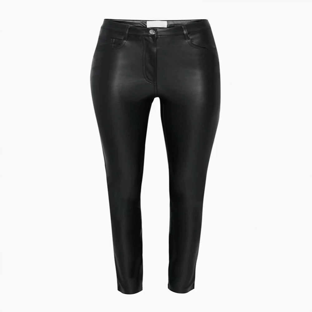 The Melina™ Slim Pant High-waisted Vegan Leather pants