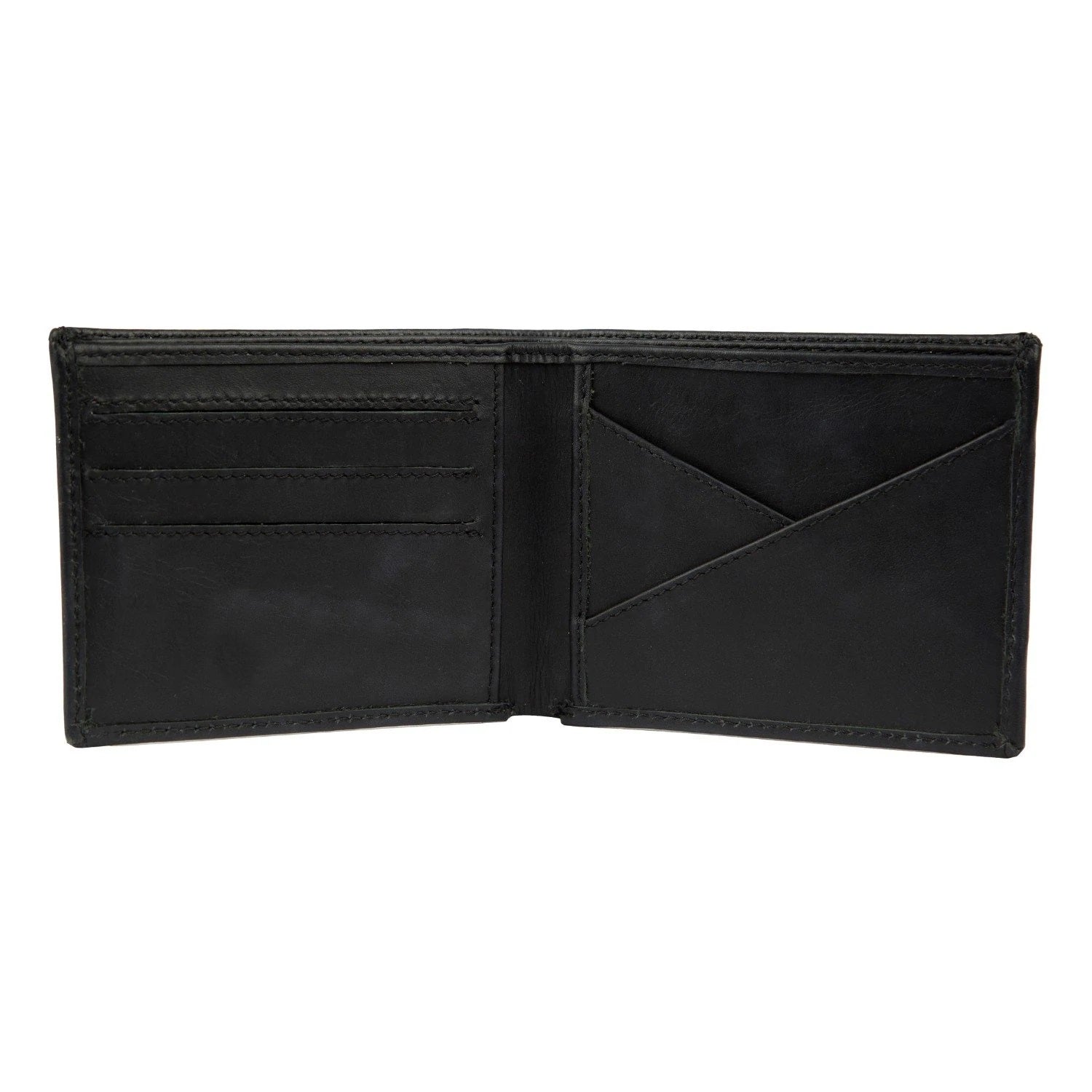 Black Leather Wallet for Him