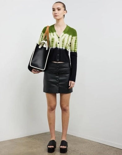 Women Leather Faux Mini Skirt