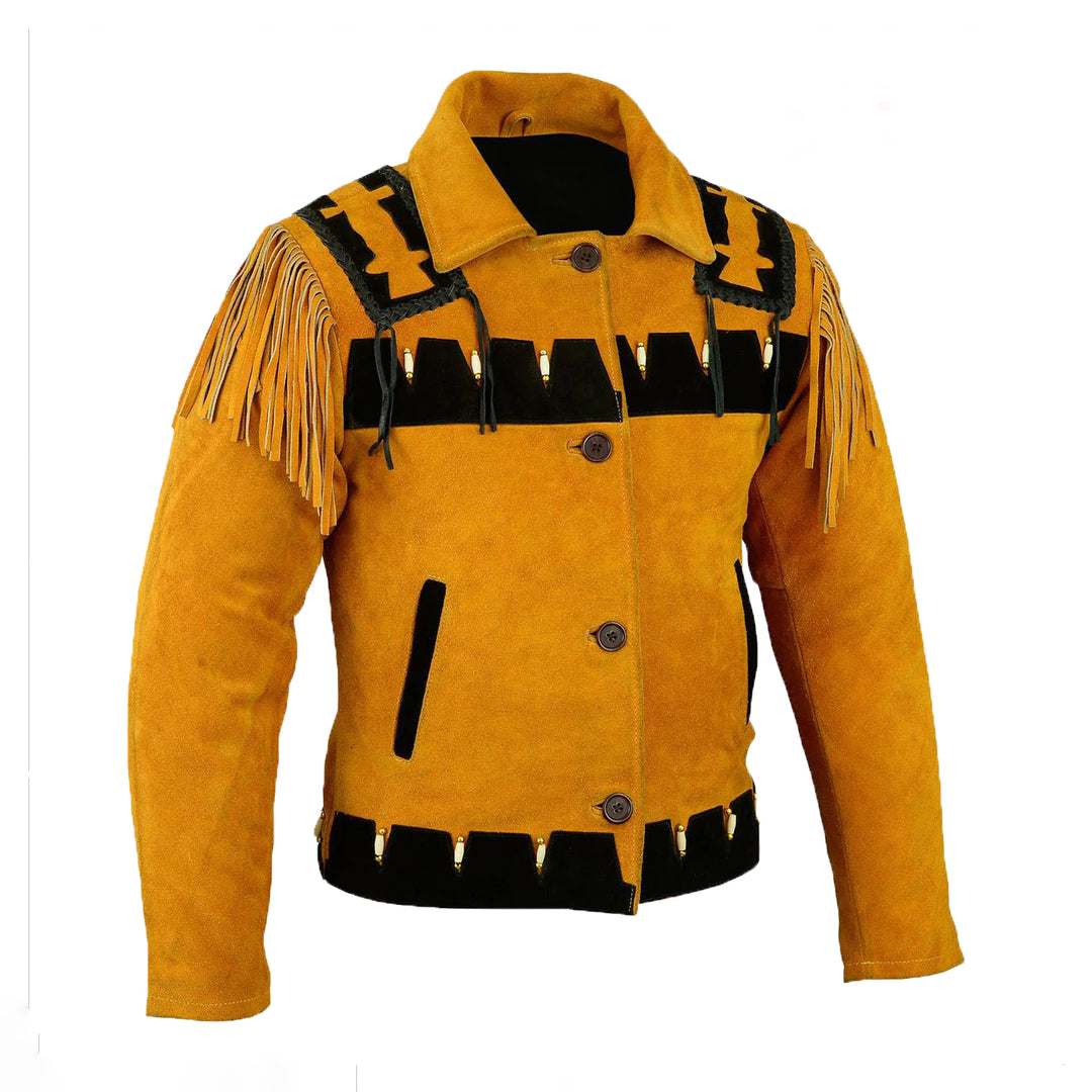 Western Leather Indian Western Carnival Fasching Jacket