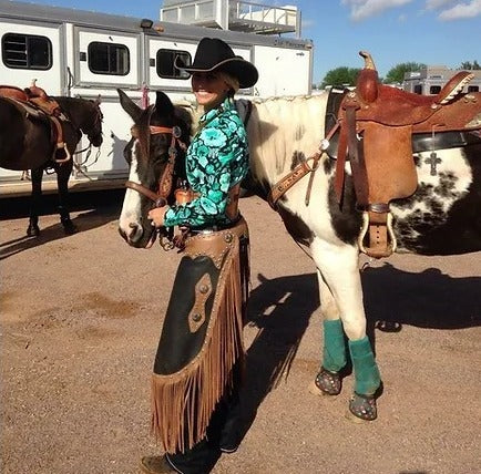 Women's Hand Crafted Native American Style Suede Leather Pant Ladies Chap Western Buck Suede