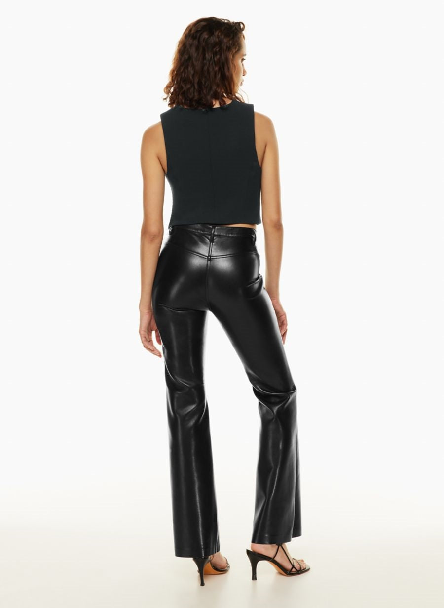 Beatrix Pant High-waisted flared Vegan Leather pants
