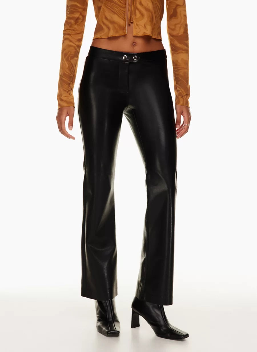 Evenfall Pant Low-rise Vegan Leather pants