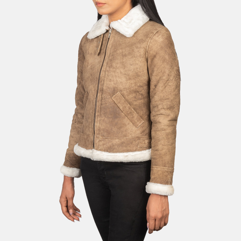 Stylish and Durable Brown Women Jackets