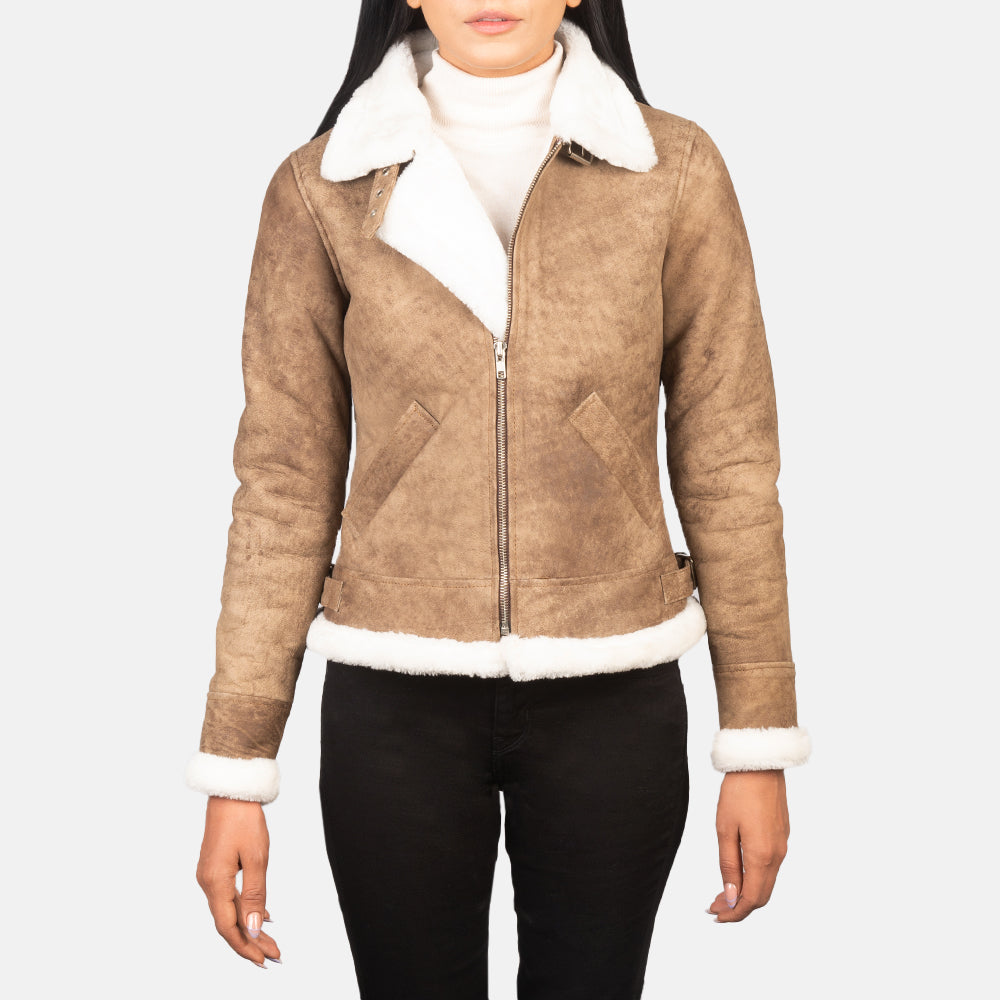 Stylish and Durable Brown Women Jackets