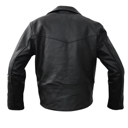 Black Motorcycle Biker Jacket