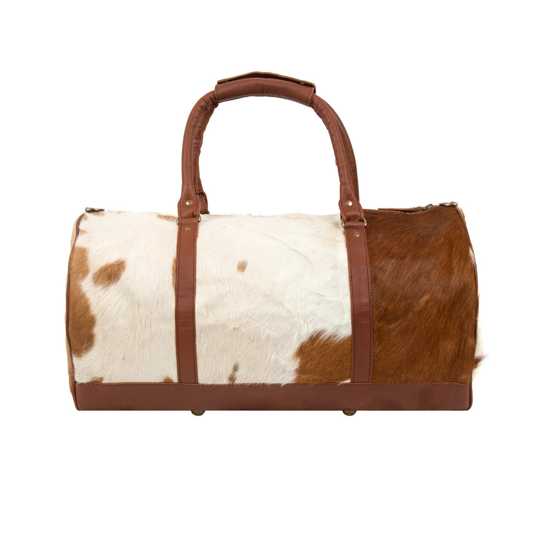 Natural Brown and White Bag