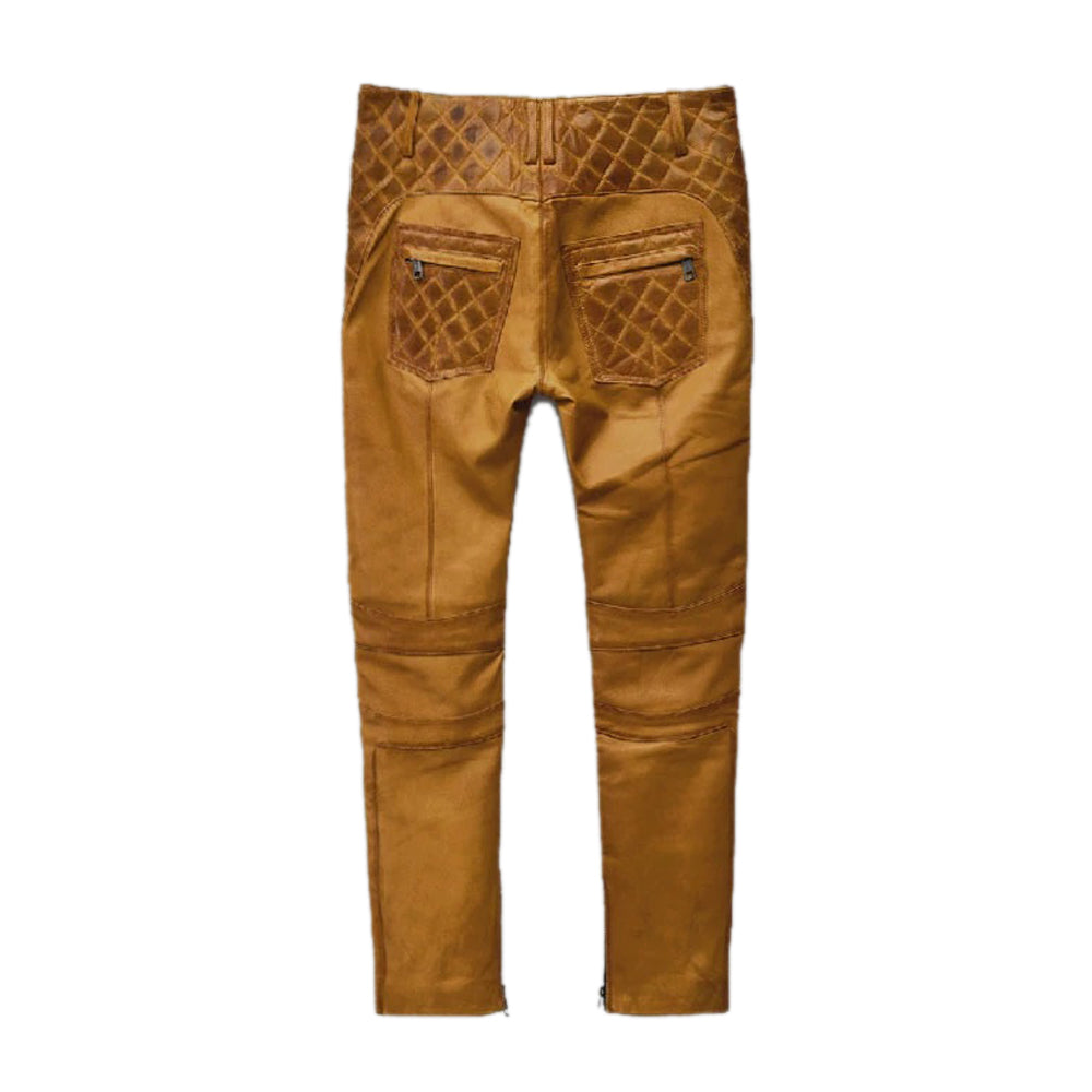 outlaw-burnt-mustard-leather-pants-casual-cowhide-leather-pants