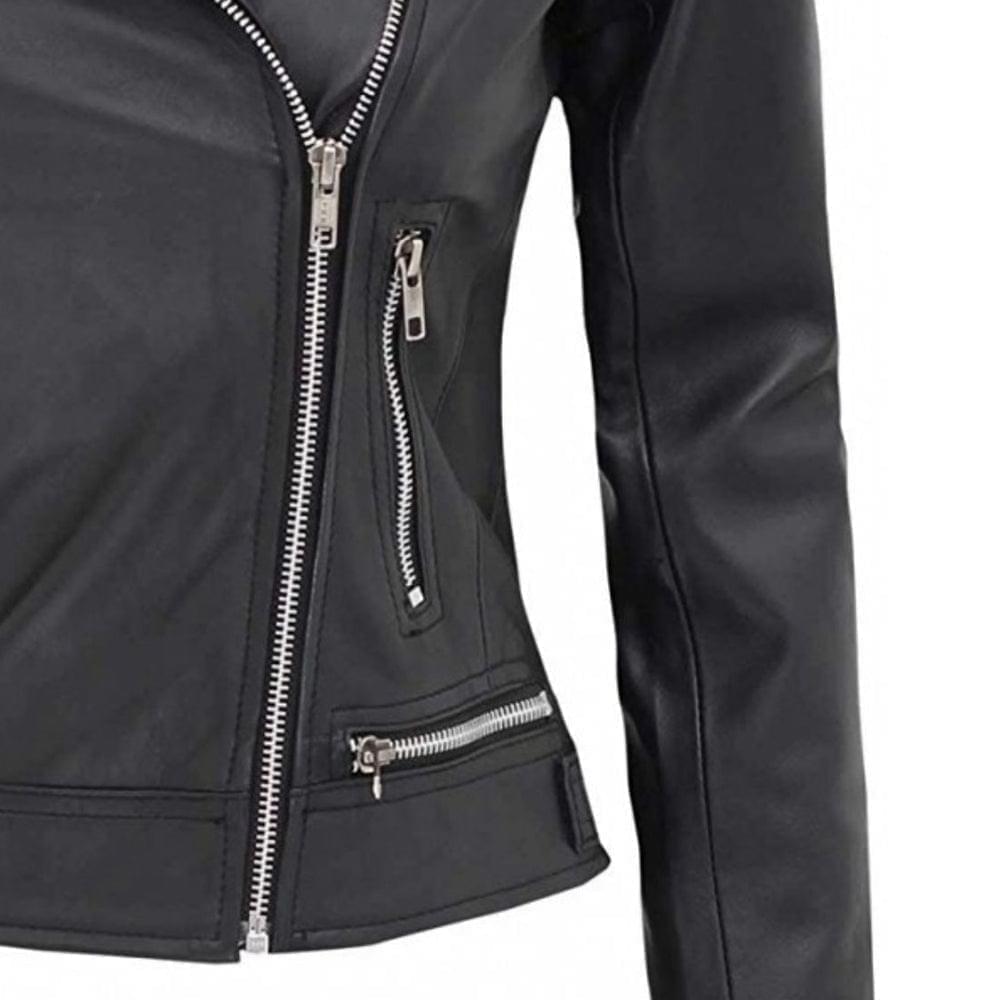 Asti Black Leather Jackets