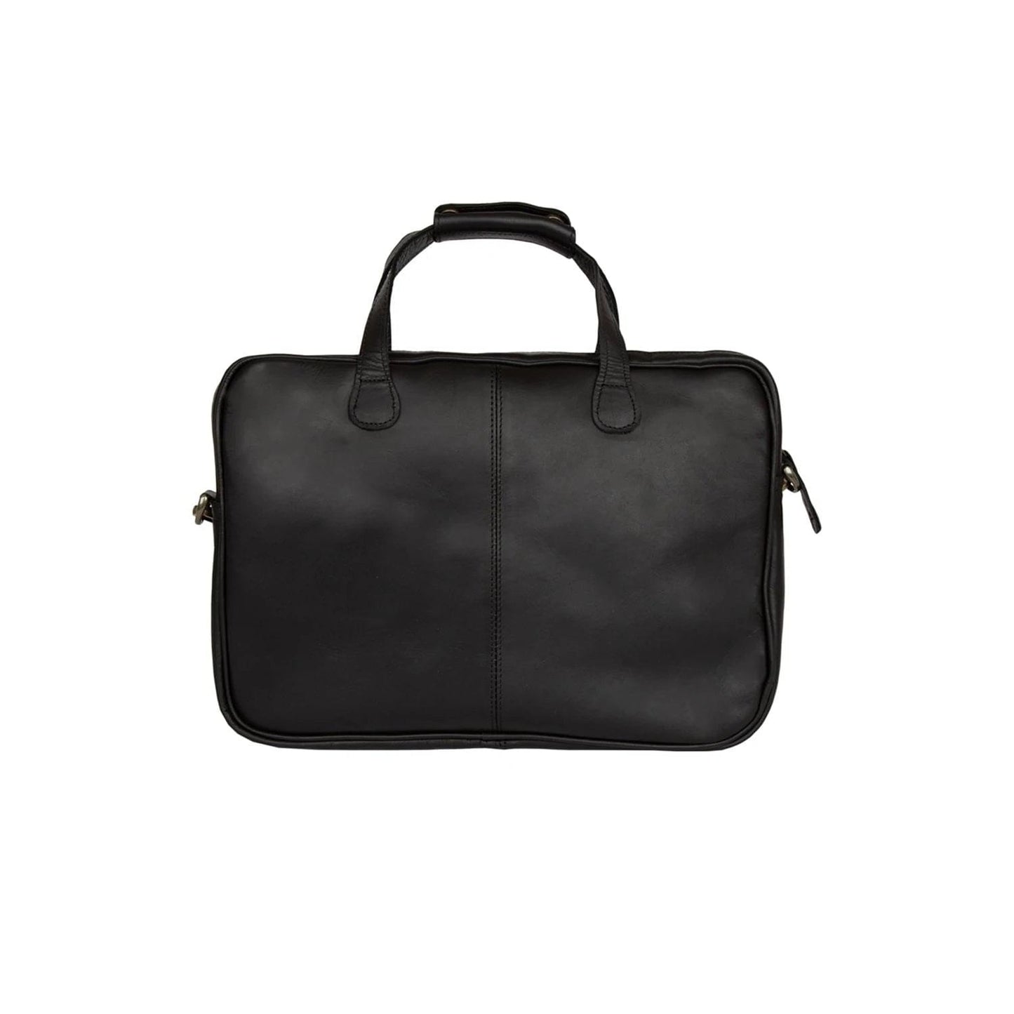 Black Laptop Leather Bag