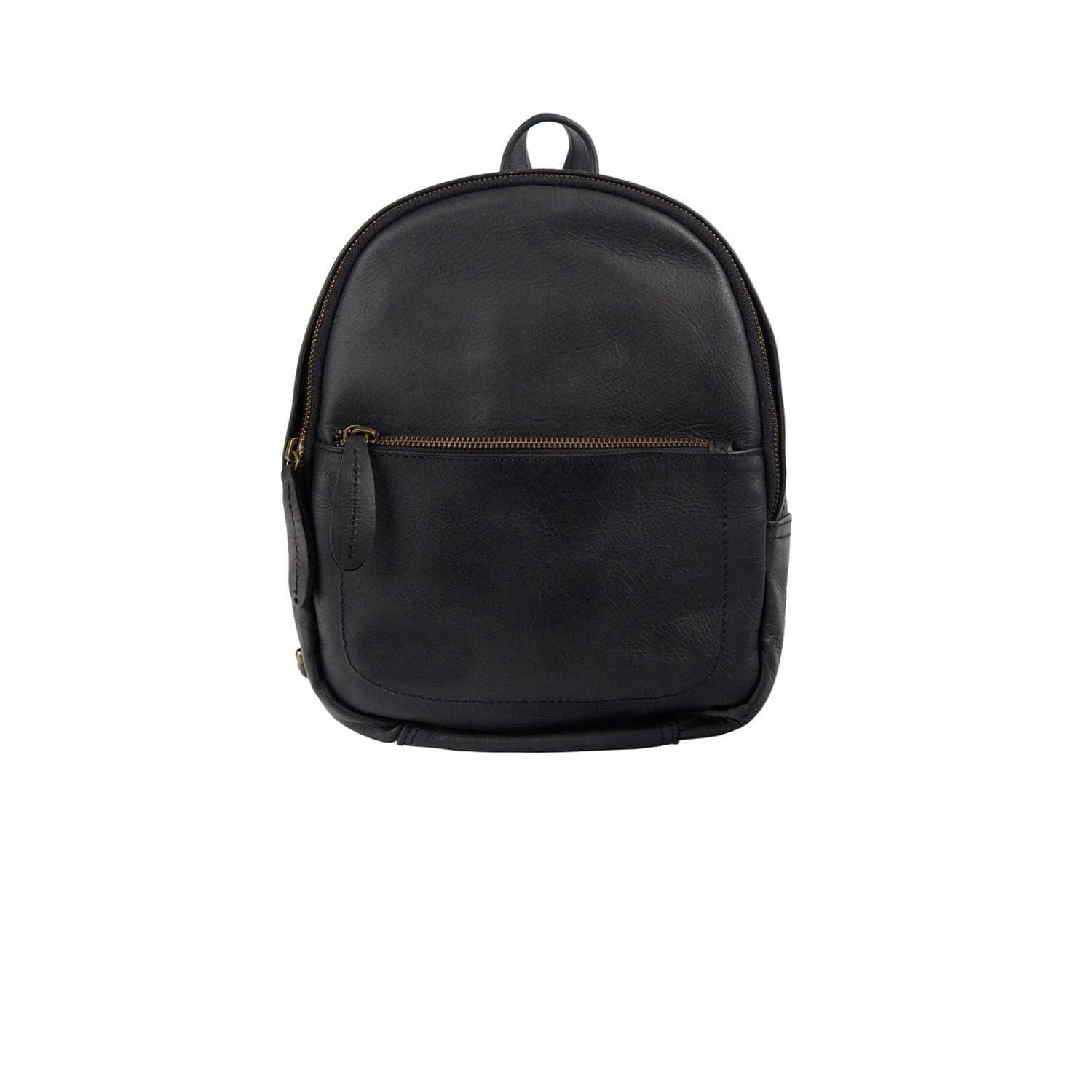 Black Leather Mini Bag
