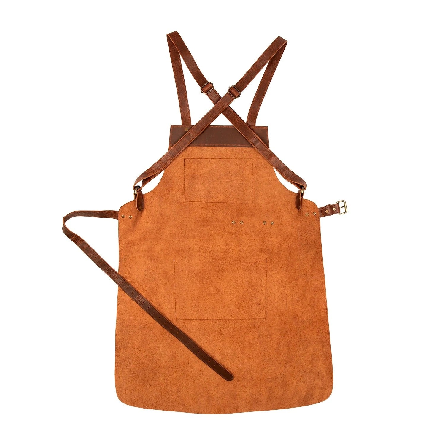 Cross Back Leather Aprons