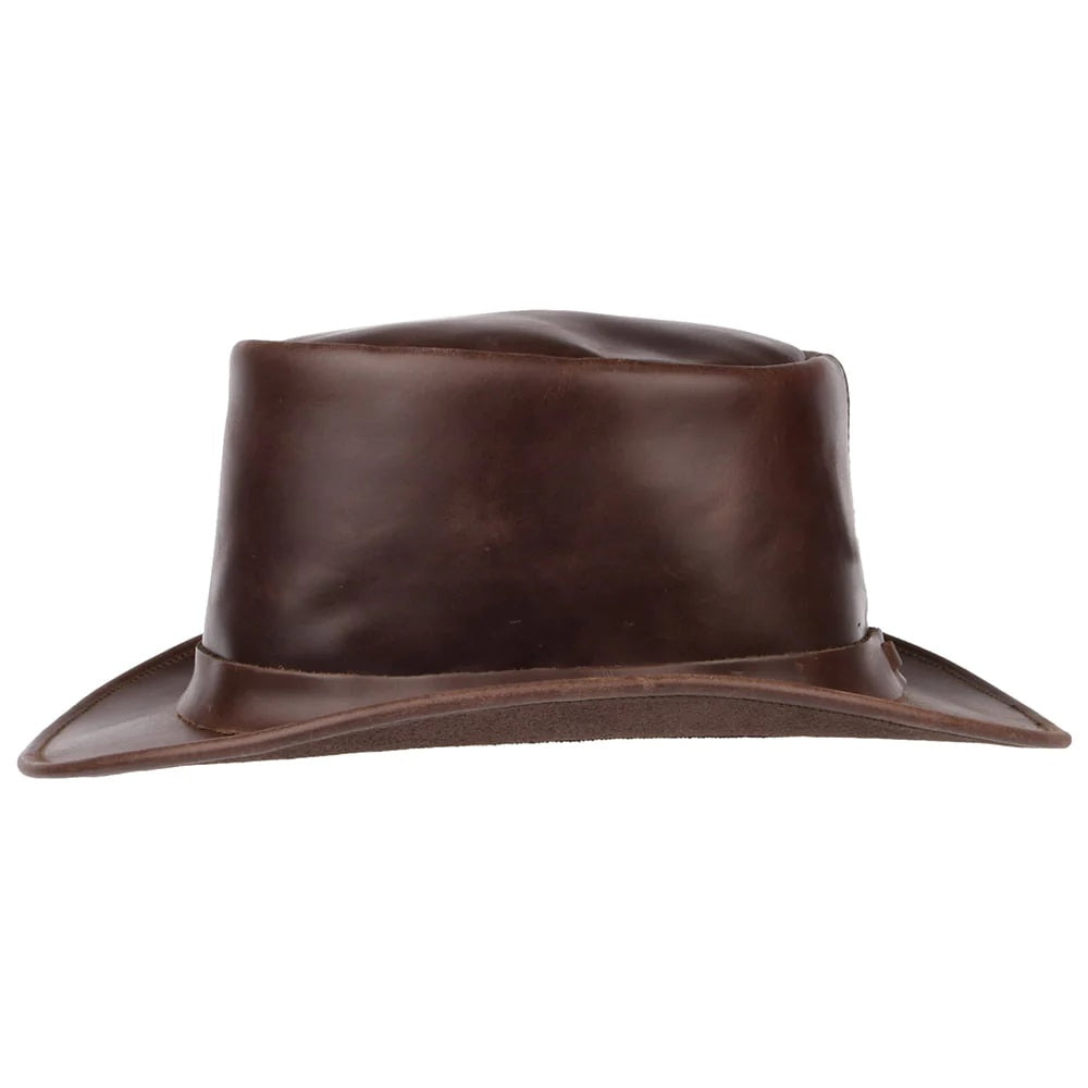 Jaxon and James Leather Top Brown Hat