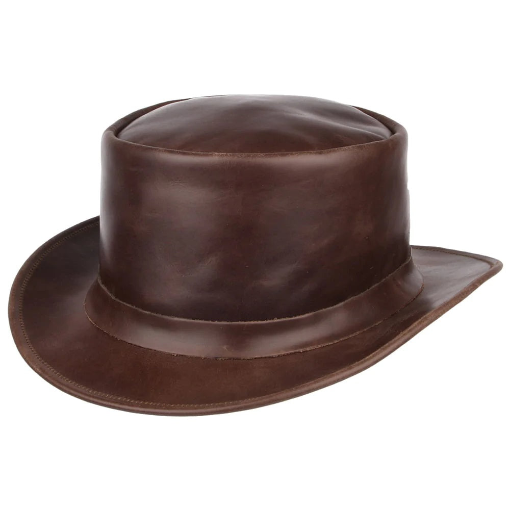 Jaxon and James Leather Top Brown Hat