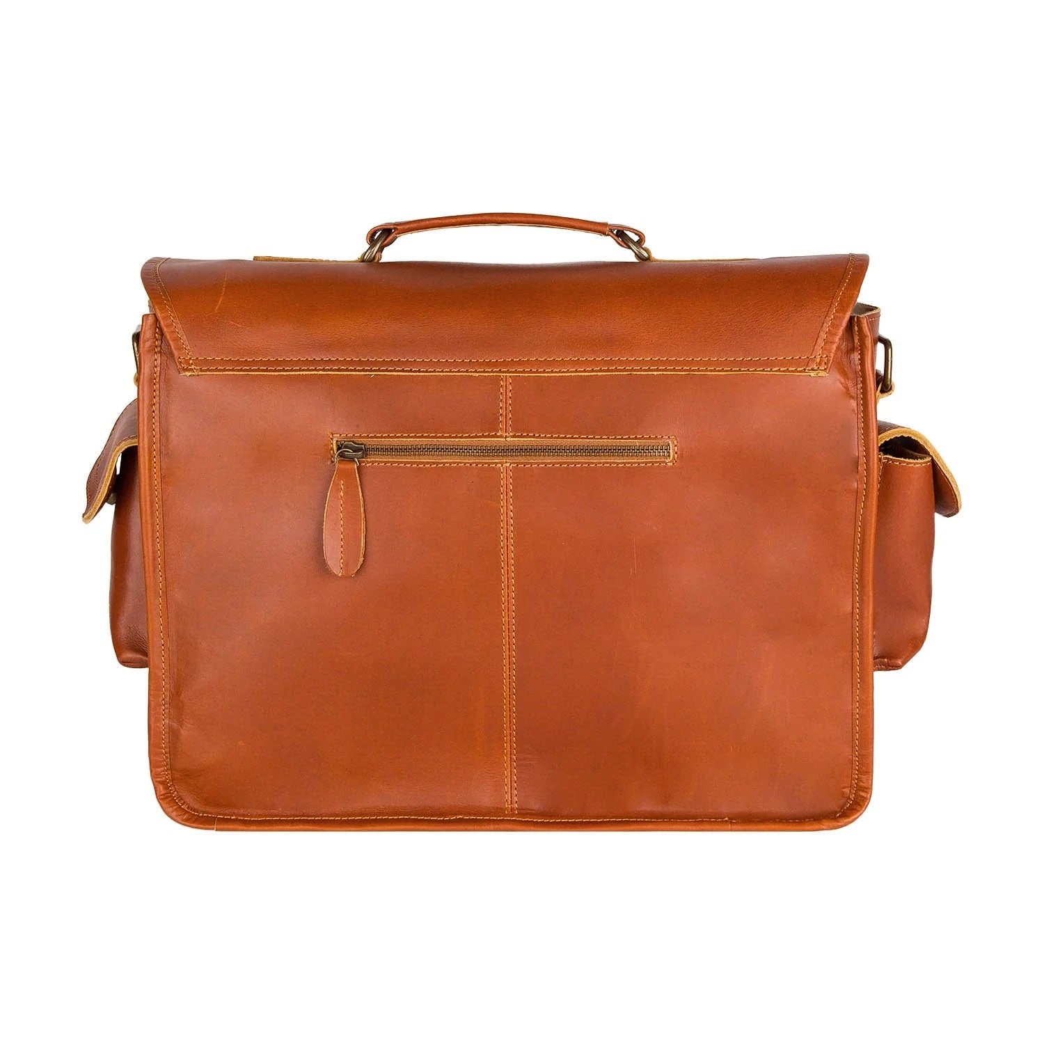 Leather Tan leather Leather Satchels