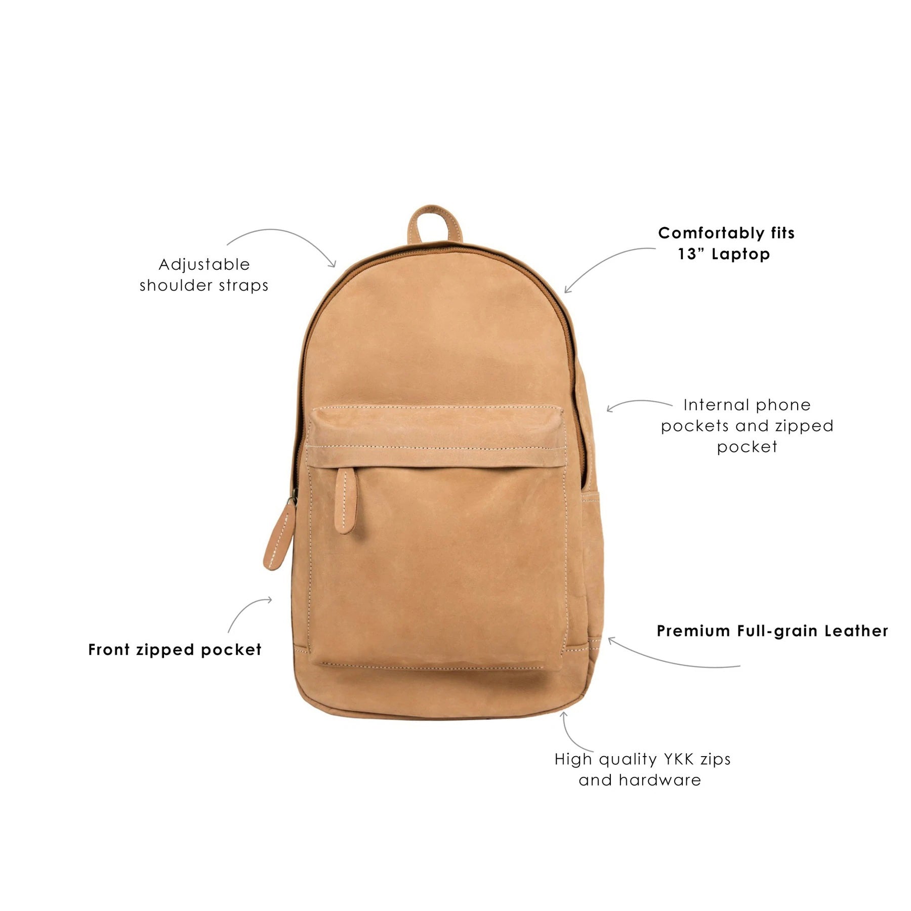 Light Brown Backpack