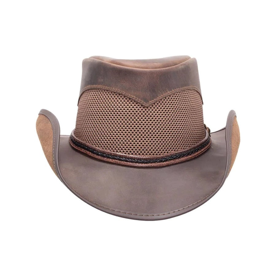 Men Leather Cowboy Hat