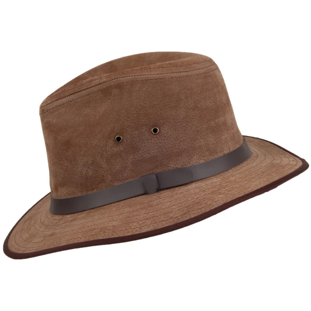 Nubuck Leather Safari Hat