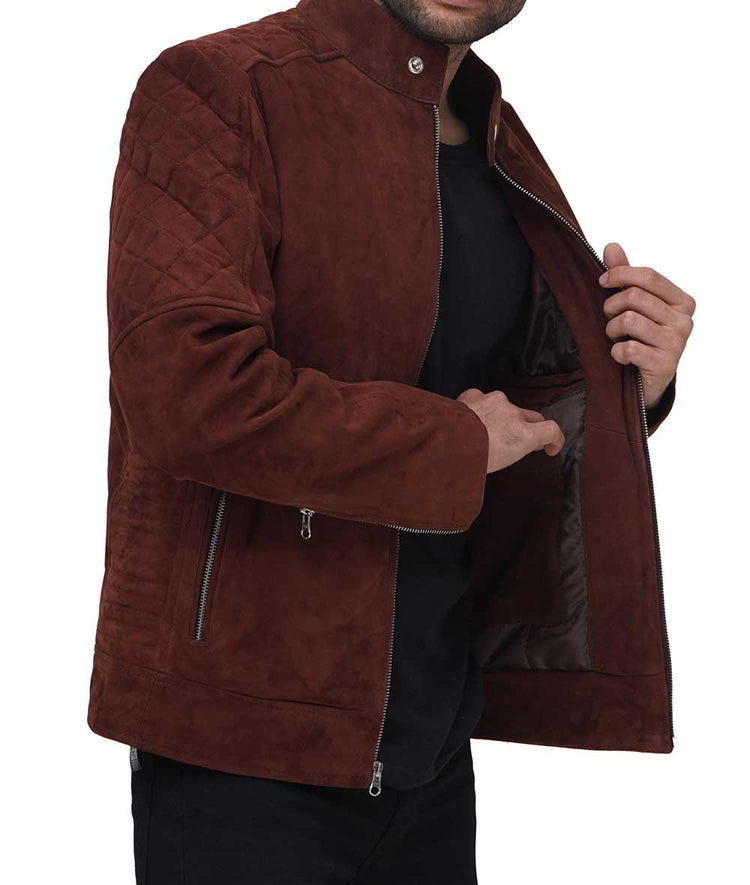 Simple Brown Leather Jacket