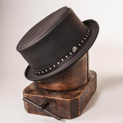 Stingy Brim Black Men Pork Pie Hat