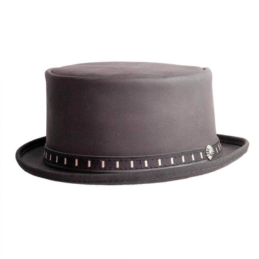 Stingy Brim Black Men Pork Pie Hat