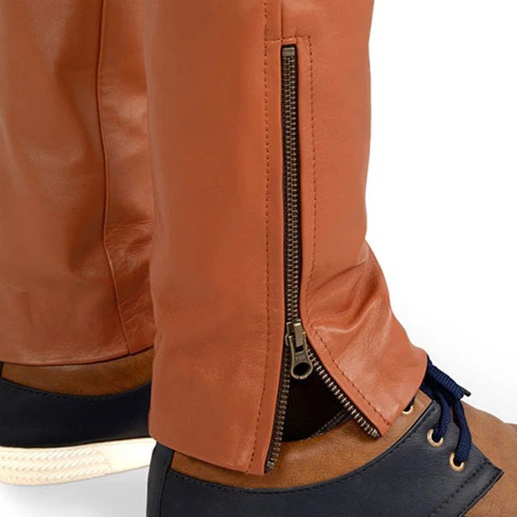 Terrain Brown Drifter Leather Cargo Pants